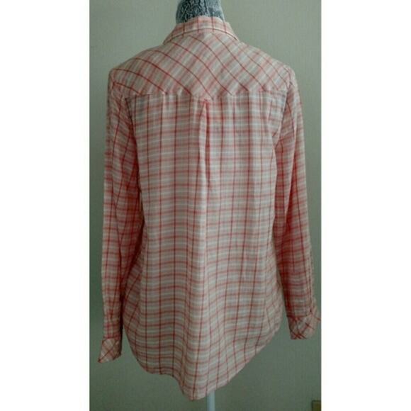 Joie Dehart Plaid Button Down Shirt - Size M - NWT - Picture 6 of 7